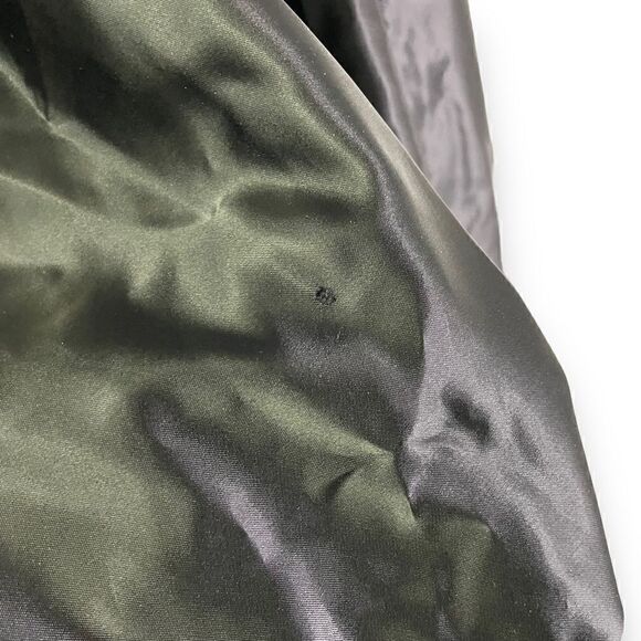 One Shoulder Black Vintage Sequin Gown Bow ILGWU Made 9 - Picture 9 of 14